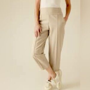 Athleta stellar wide crop pants